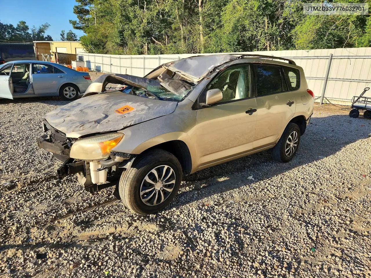 TOYOTA RAV 4 2007, VIN JTMZD33V776032701