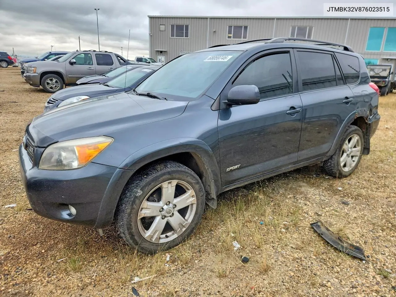 TOYOTA RAV 4 2007, VIN JTMBK32V876023515