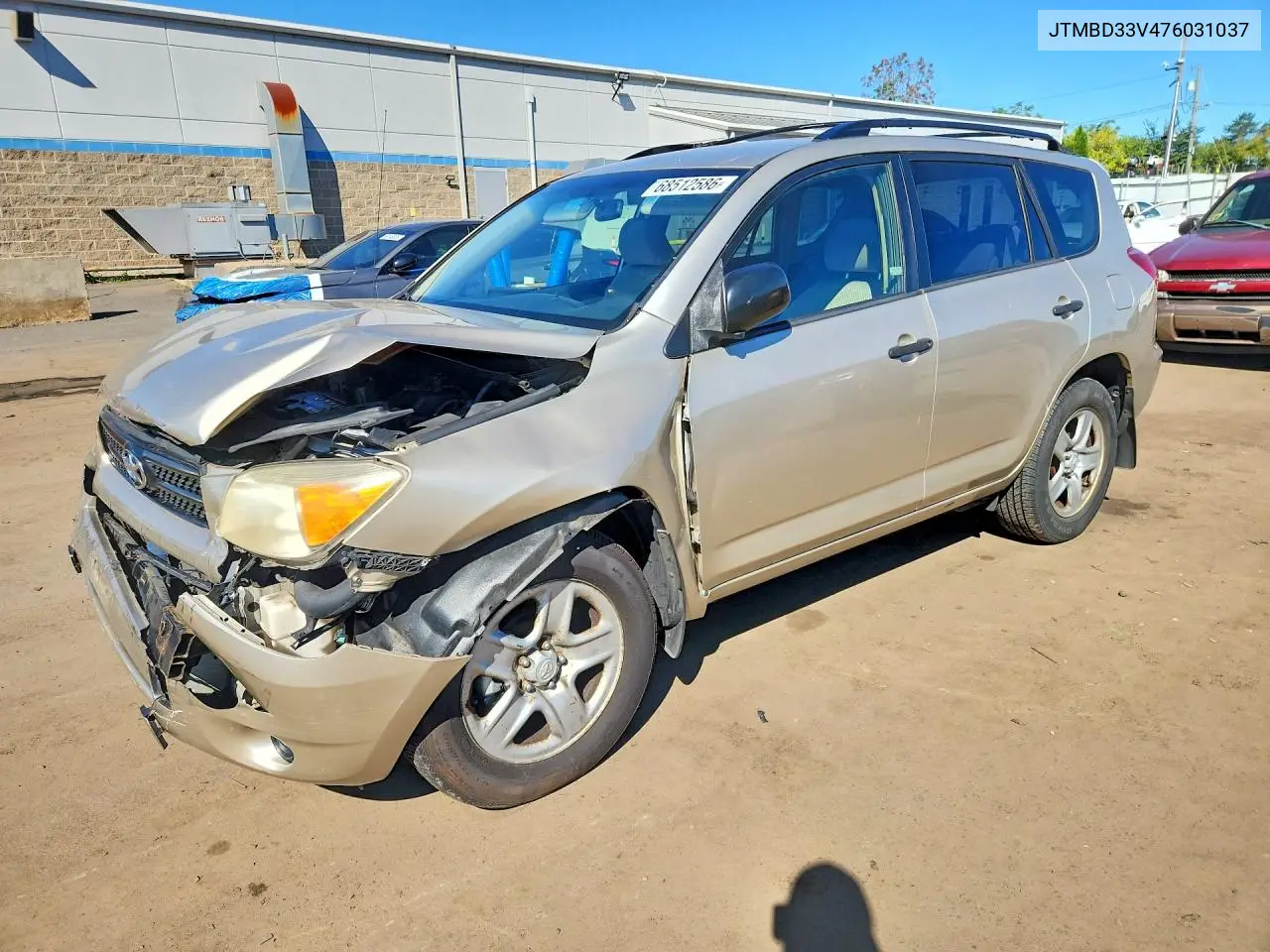 TOYOTA RAV 4 2007, VIN JTMBD33V476031037
