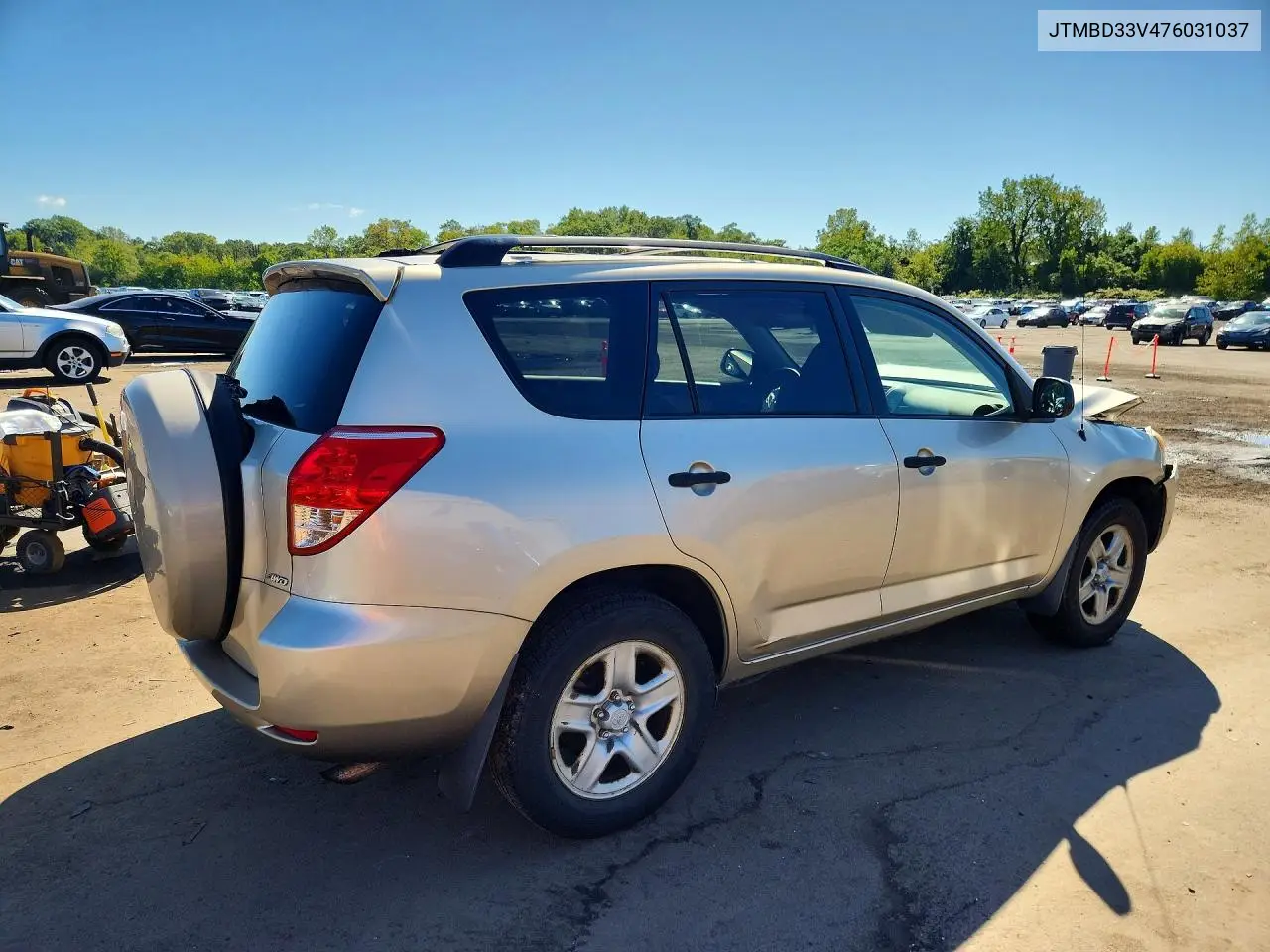 2007 TOYOTA RAV 4 VIN JTMBD33V476031037 — фото 3
