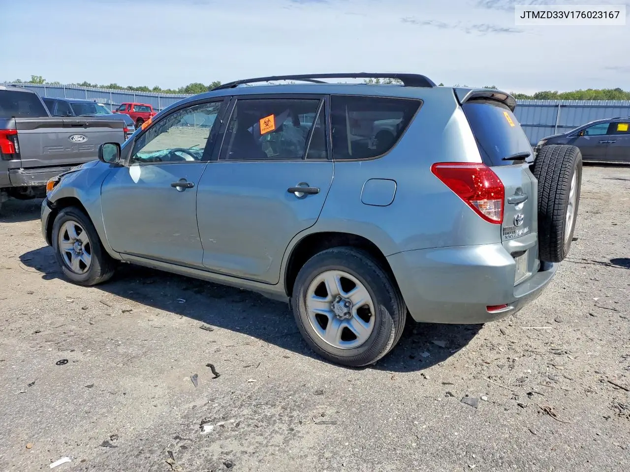 2007 TOYOTA RAV 4 VIN JTMZD33V176023167 — фото 2