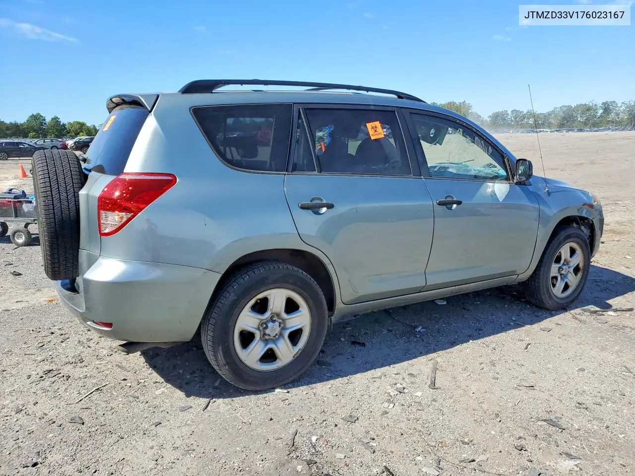 2007 TOYOTA RAV 4 VIN JTMZD33V176023167 — фото 3