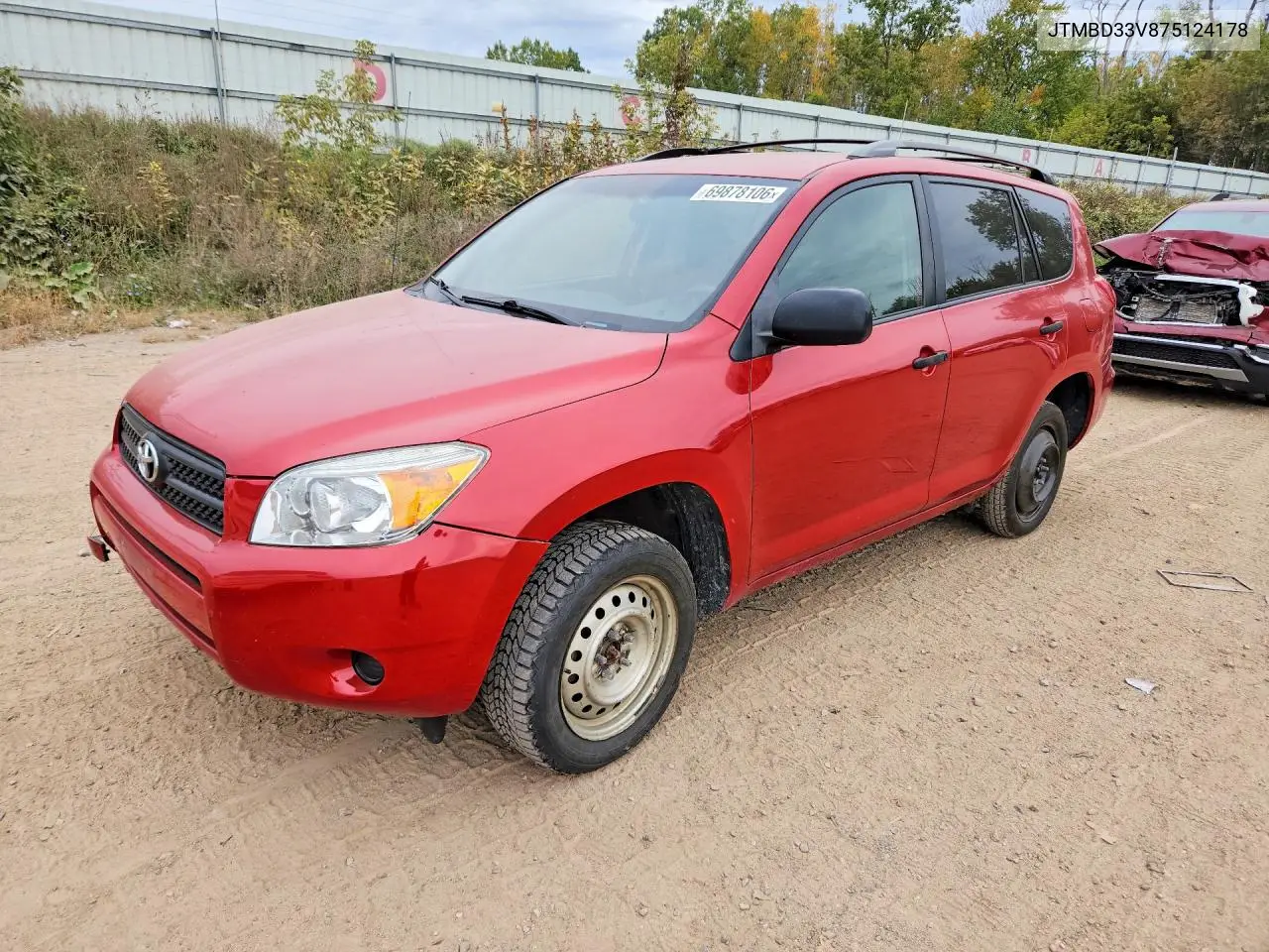 TOYOTA RAV 4 2007, VIN JTMBD33V875124178