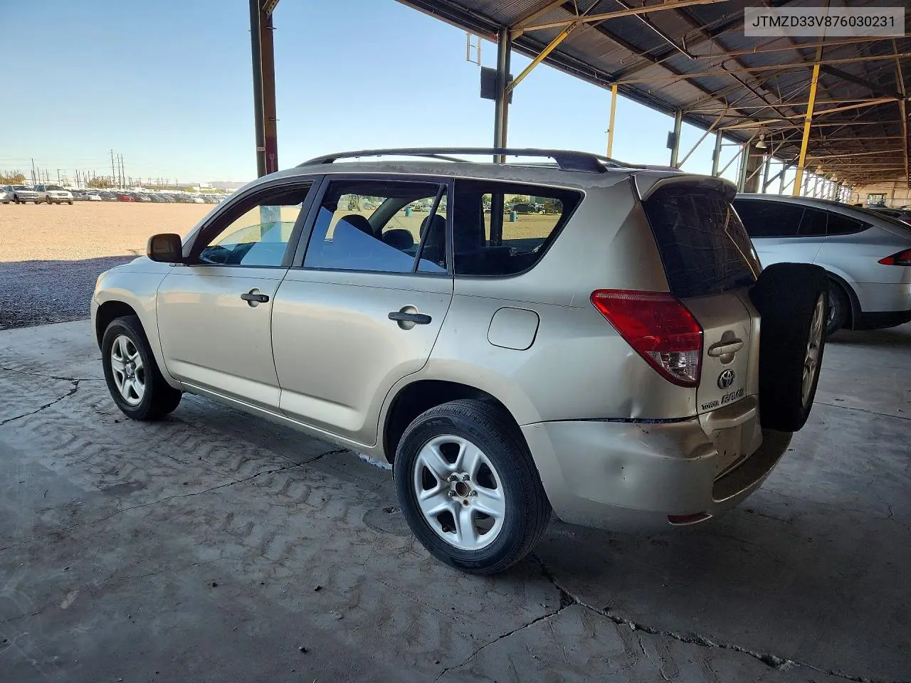2007 TOYOTA RAV 4 VIN JTMZD33V876030231 — фото 2