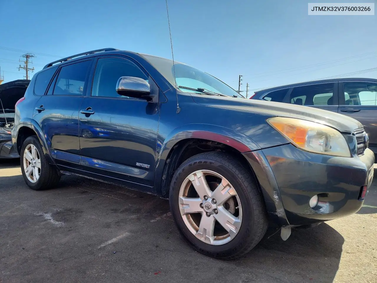 2007 TOYOTA RAV 4 VIN JTMZK32V376003266 — фото 4