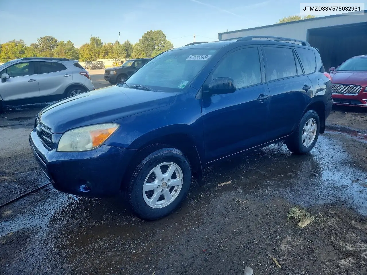 TOYOTA RAV 4 2007, VIN JTMZD33V575032931
