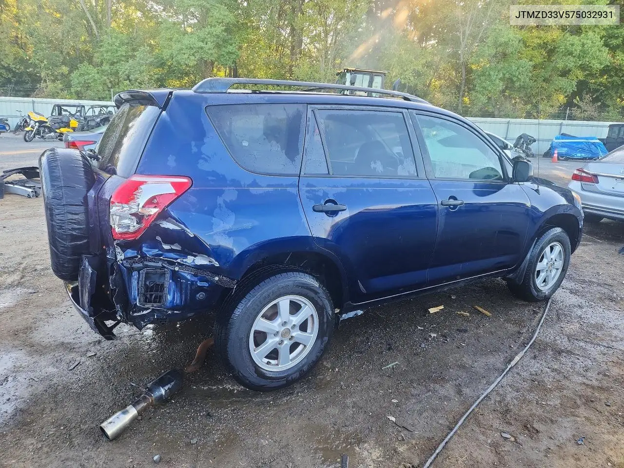 2007 TOYOTA RAV 4 VIN JTMZD33V575032931 — фото 3