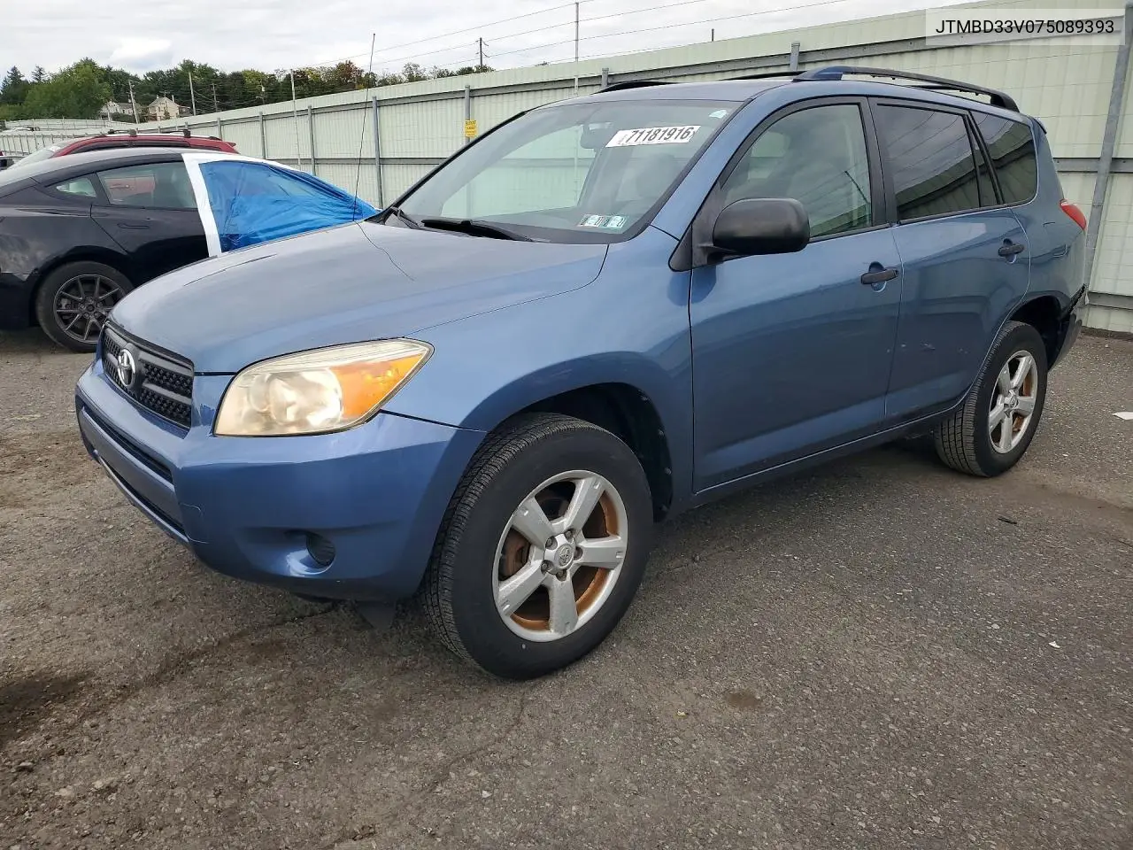 TOYOTA RAV 4 2007, VIN JTMBD33V075089393