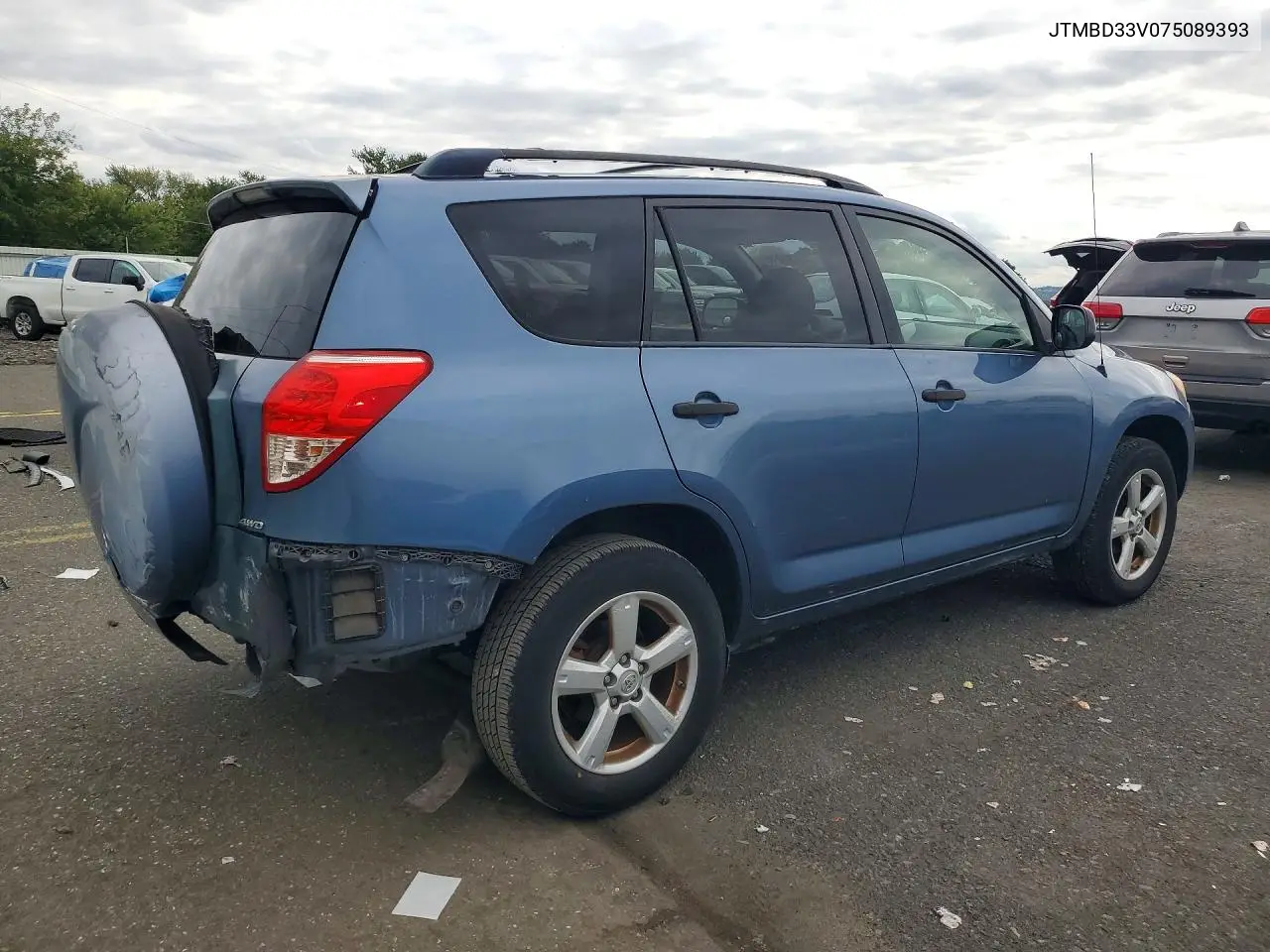 2007 TOYOTA RAV 4 VIN JTMBD33V075089393 — фото 3
