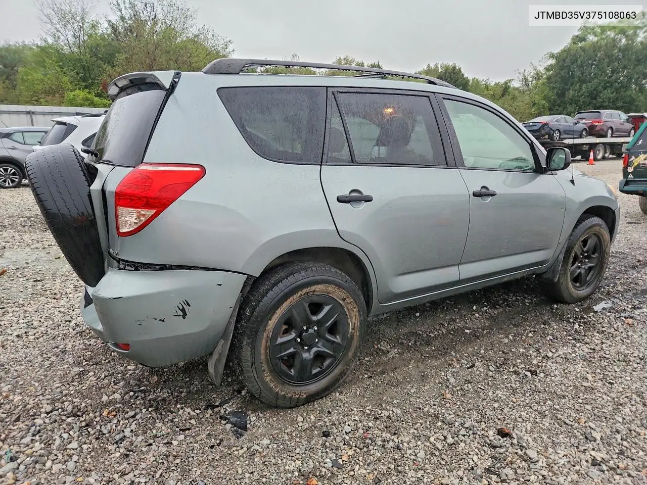 2007 TOYOTA RAV 4 VIN JTMBD35V375108063 — фото 3