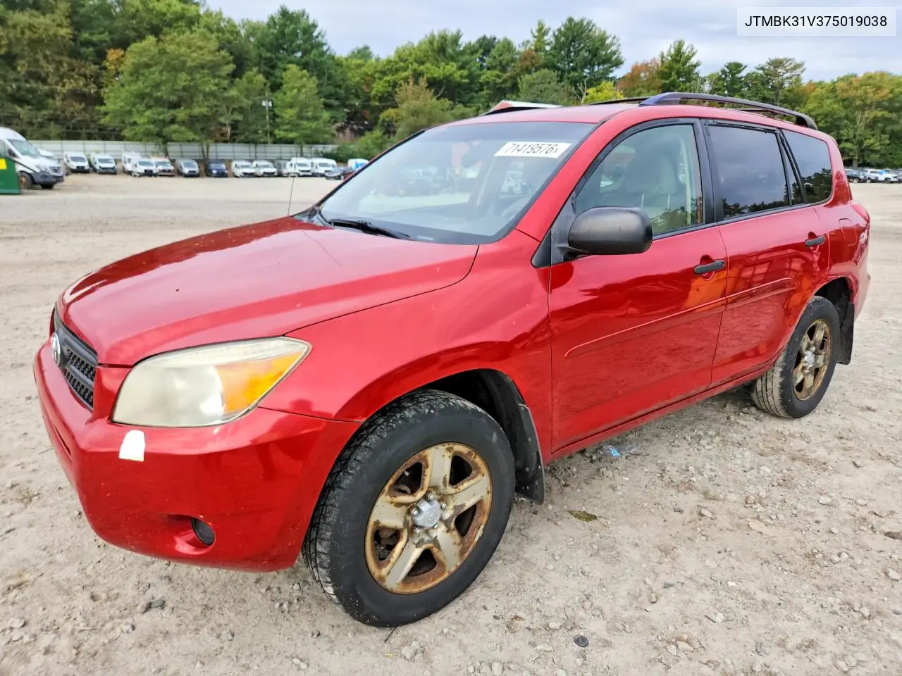 TOYOTA RAV 4 2007, VIN JTMBD33V575111923