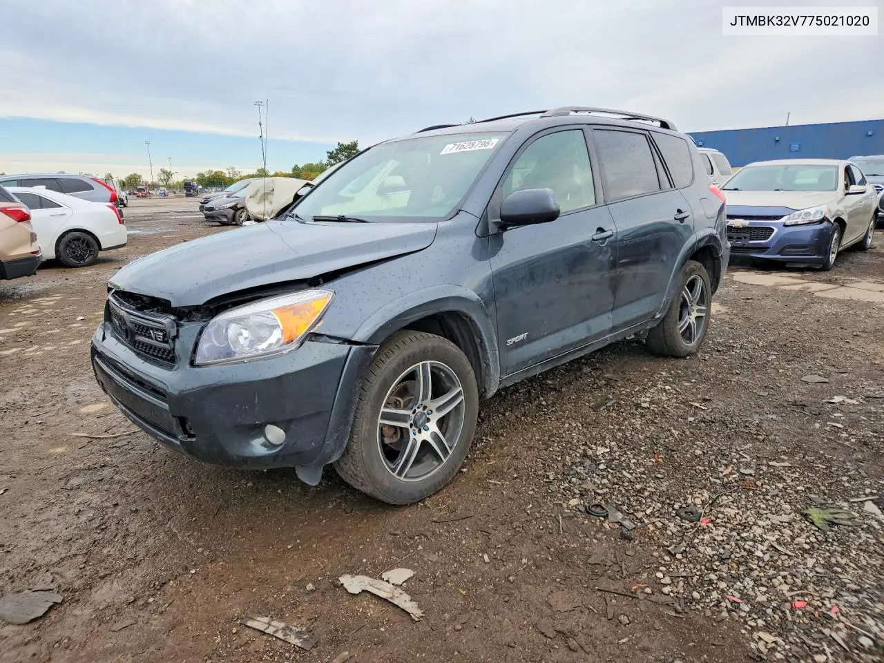 TOYOTA RAV 4 2007, VIN JTMBK32V775021020