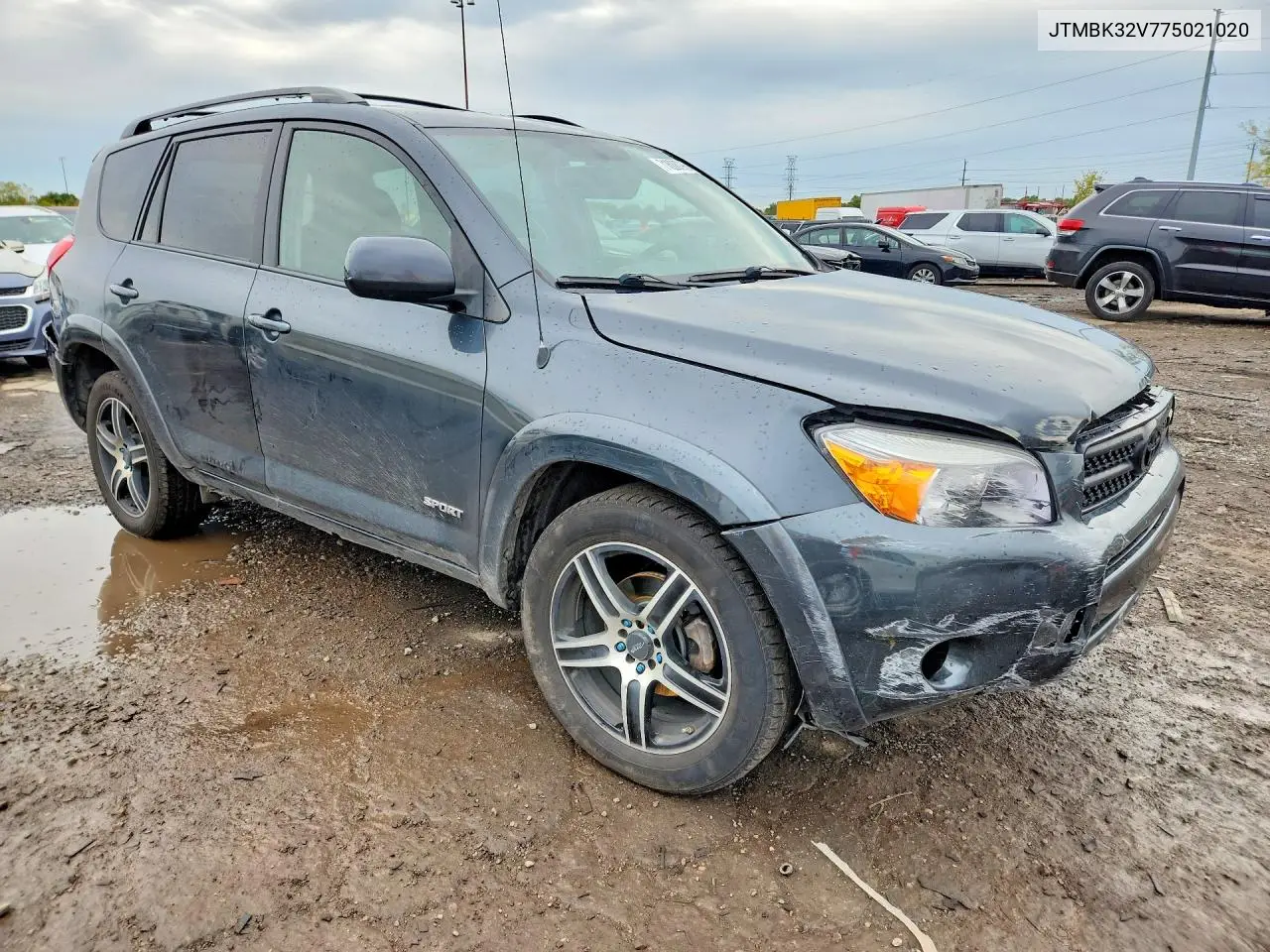 2007 TOYOTA RAV 4 VIN JTMBK32V775021020 — фото 4