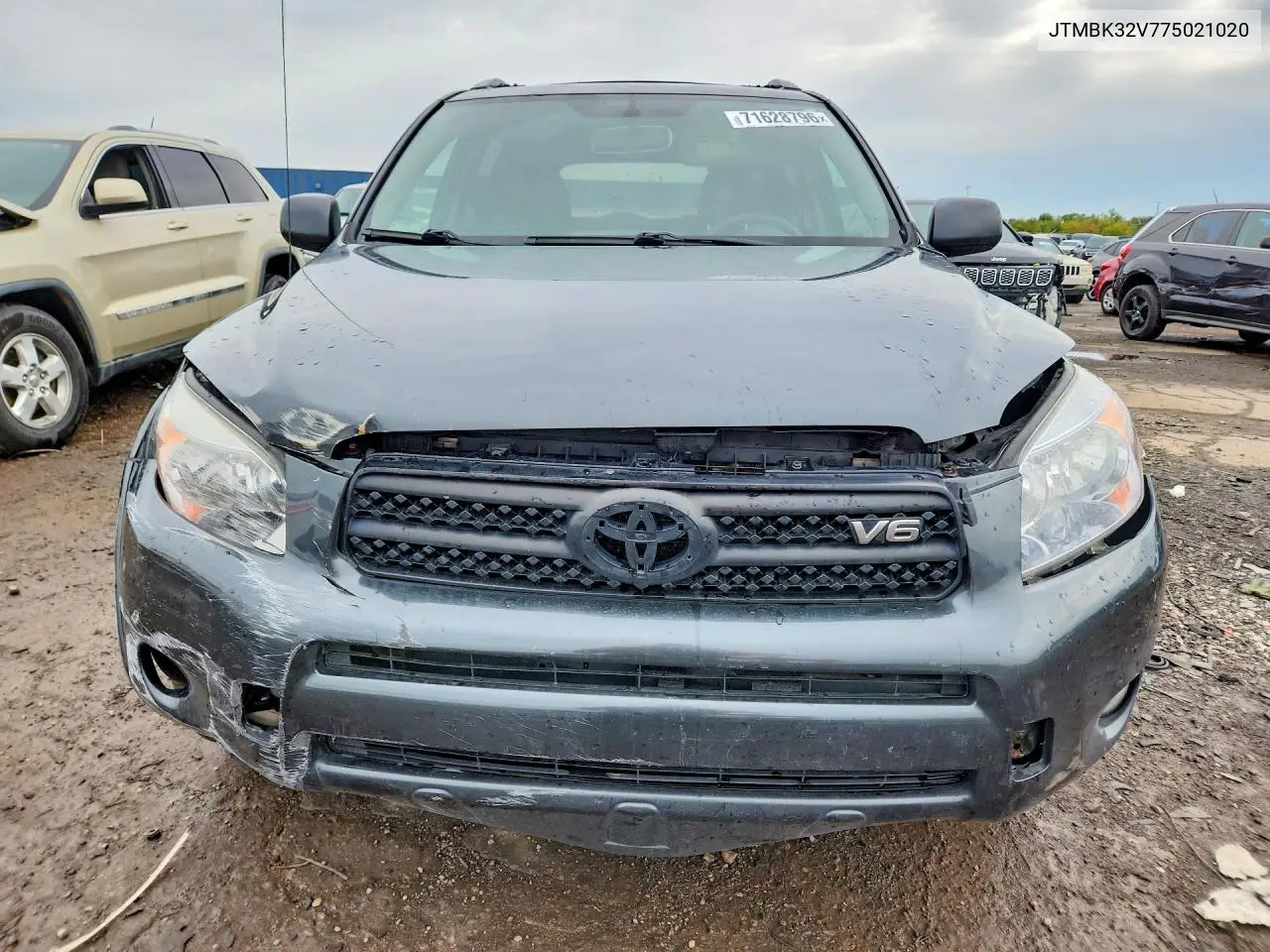 2007 TOYOTA RAV 4 VIN JTMBK32V775021020 — фото 5