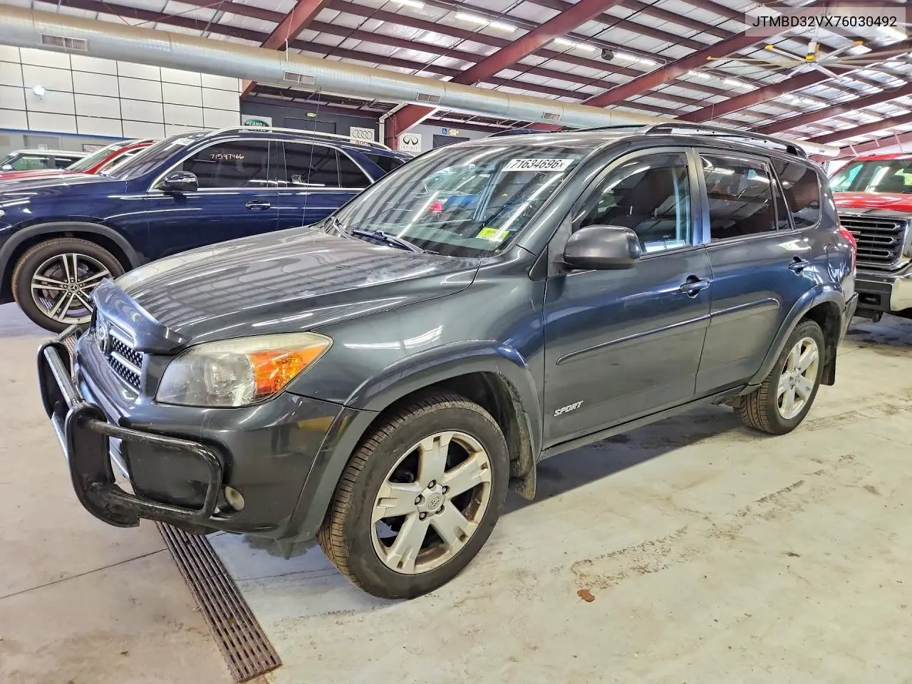 TOYOTA RAV 4 2007, VIN JTMBD32VX76030492