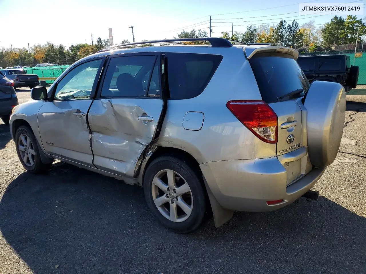 2007 TOYOTA RAV 4 VIN JTMBK31VX76012419 — фото 2