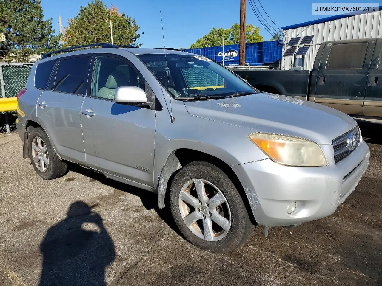 2007 TOYOTA RAV 4 VIN JTMBK31VX76012419 — фото 4