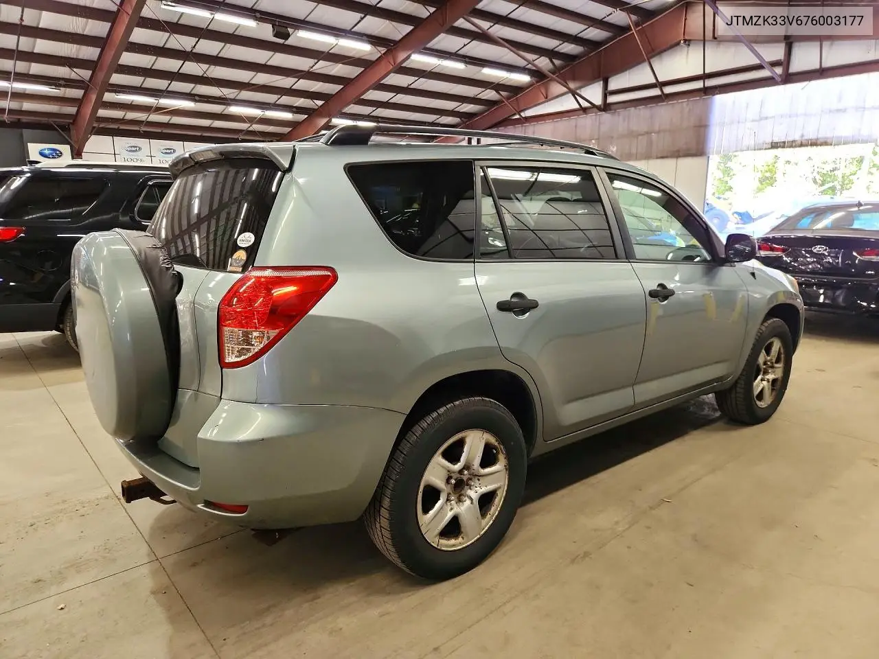 2007 TOYOTA RAV 4 VIN JTMZK33V676003177 — фото 3