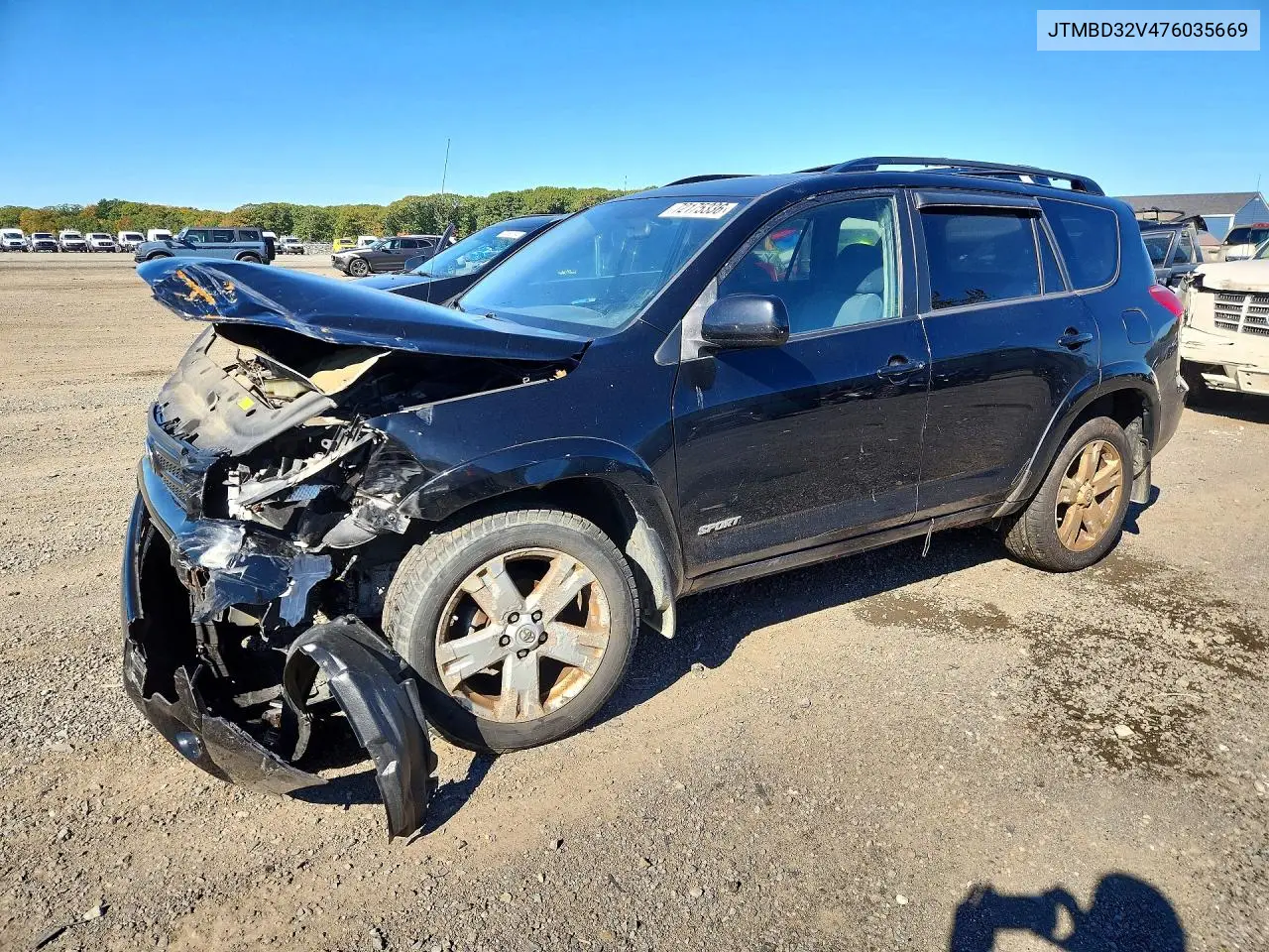 TOYOTA RAV 4 2007, VIN JTMBD32V476035669