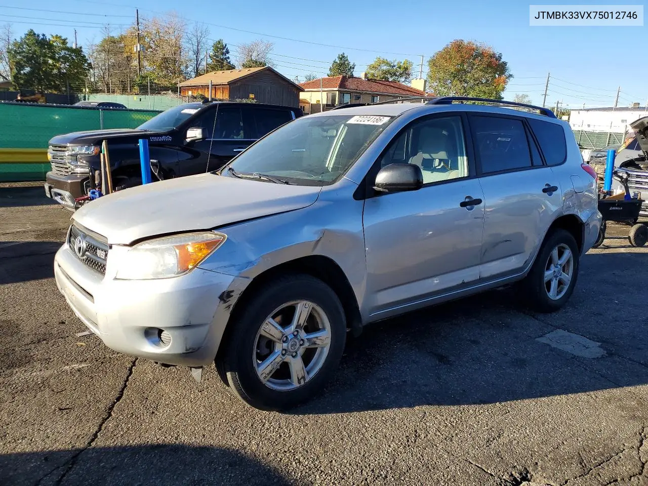 TOYOTA RAV 4 2007, VIN JTMBK33VX75012746