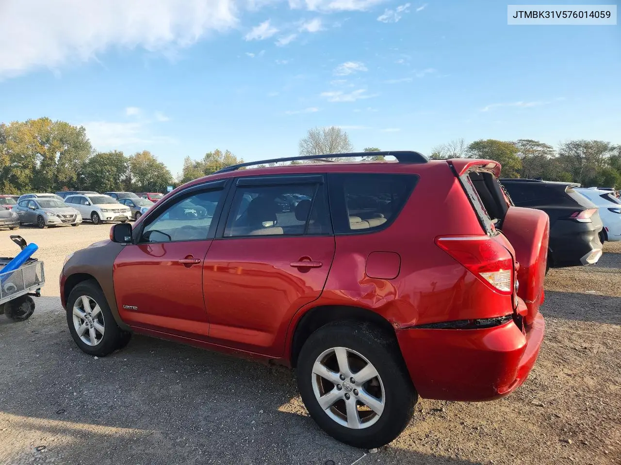 2007 TOYOTA RAV 4 VIN JTMBK31V576014059 — фото 2