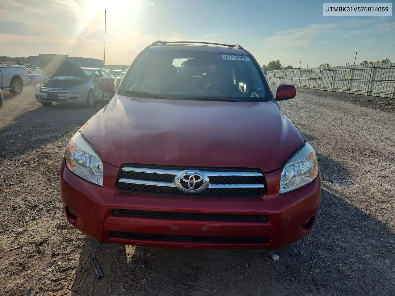 2007 TOYOTA RAV 4 VIN JTMBK31V576014059 — фото 5