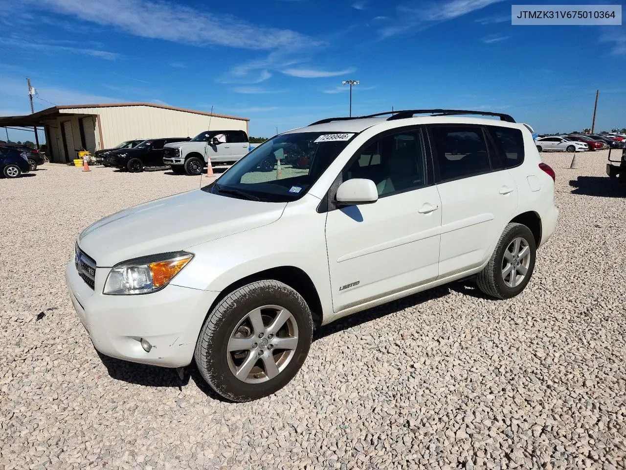 TOYOTA RAV 4 2007, VIN JTMZK31V675010364