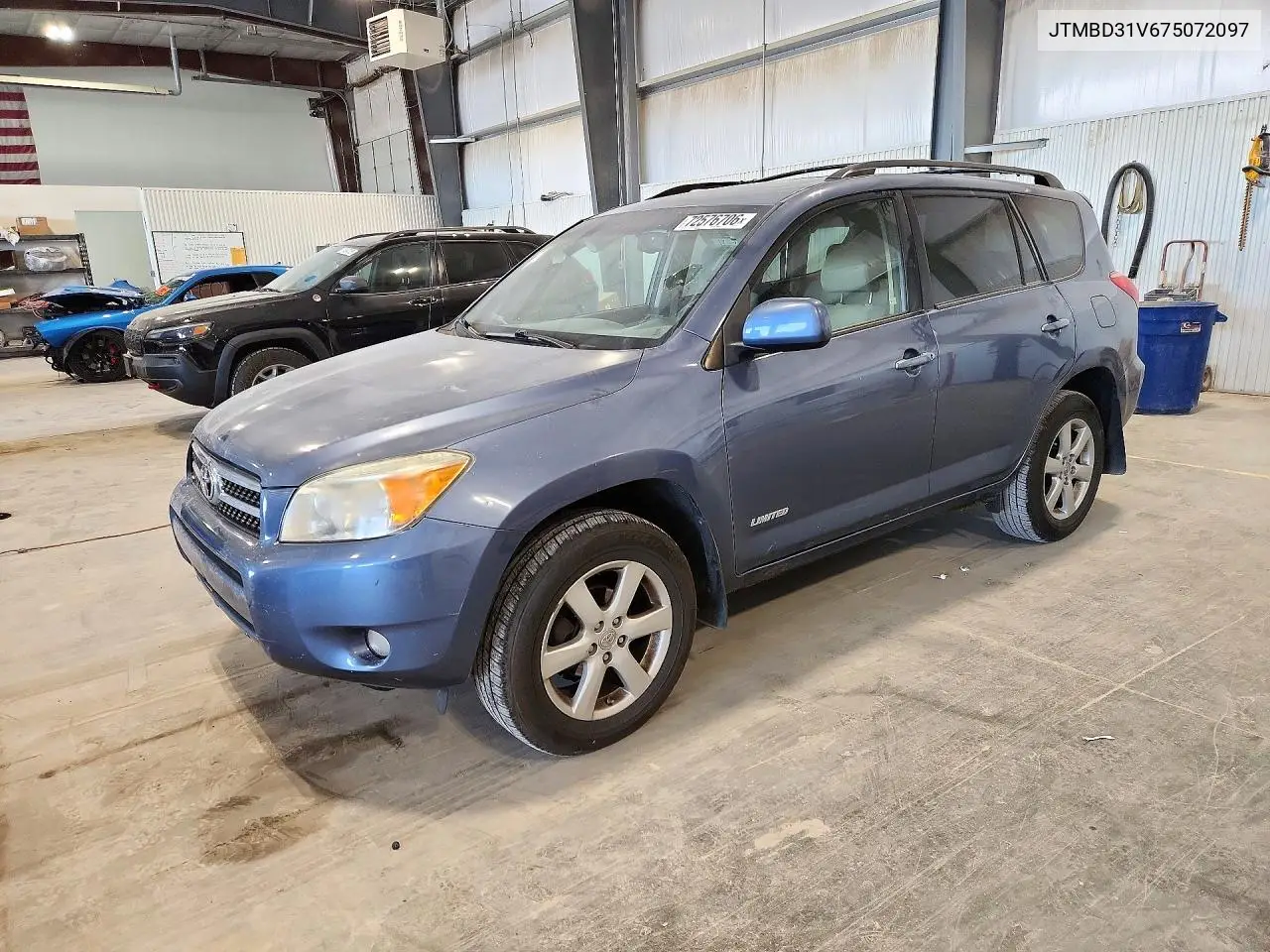 TOYOTA RAV 4 2007, VIN JTMBD31V675072097