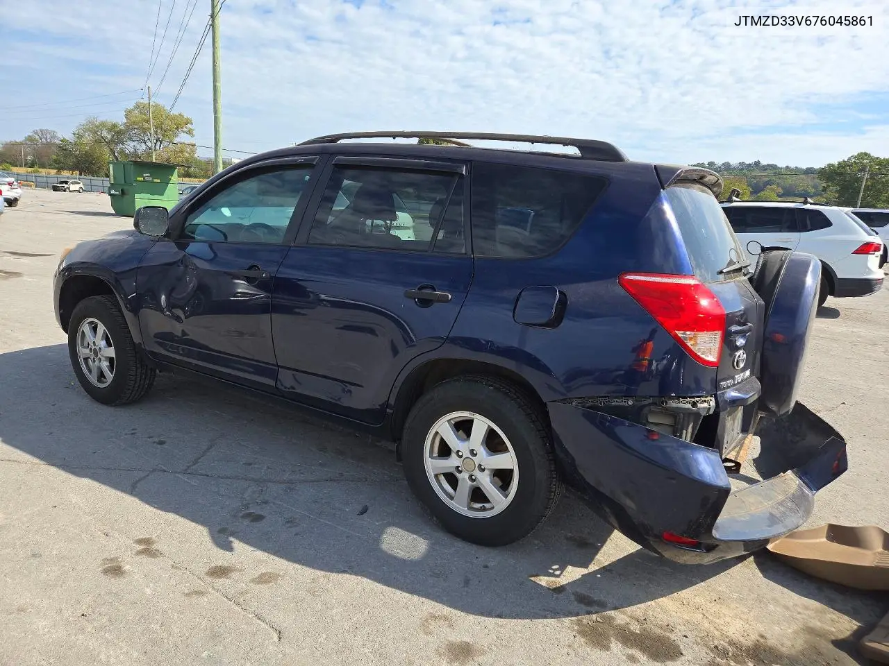 2007 TOYOTA RAV 4 VIN JTMZD33V676045861 — фото 2