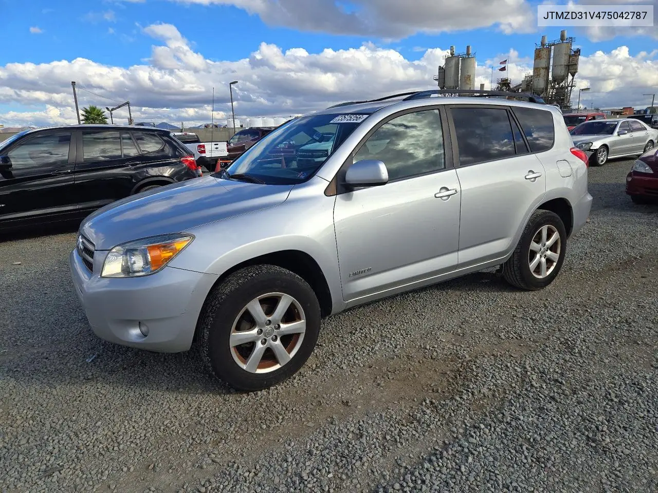 TOYOTA RAV 4 2007, VIN JTMZD31V475042787