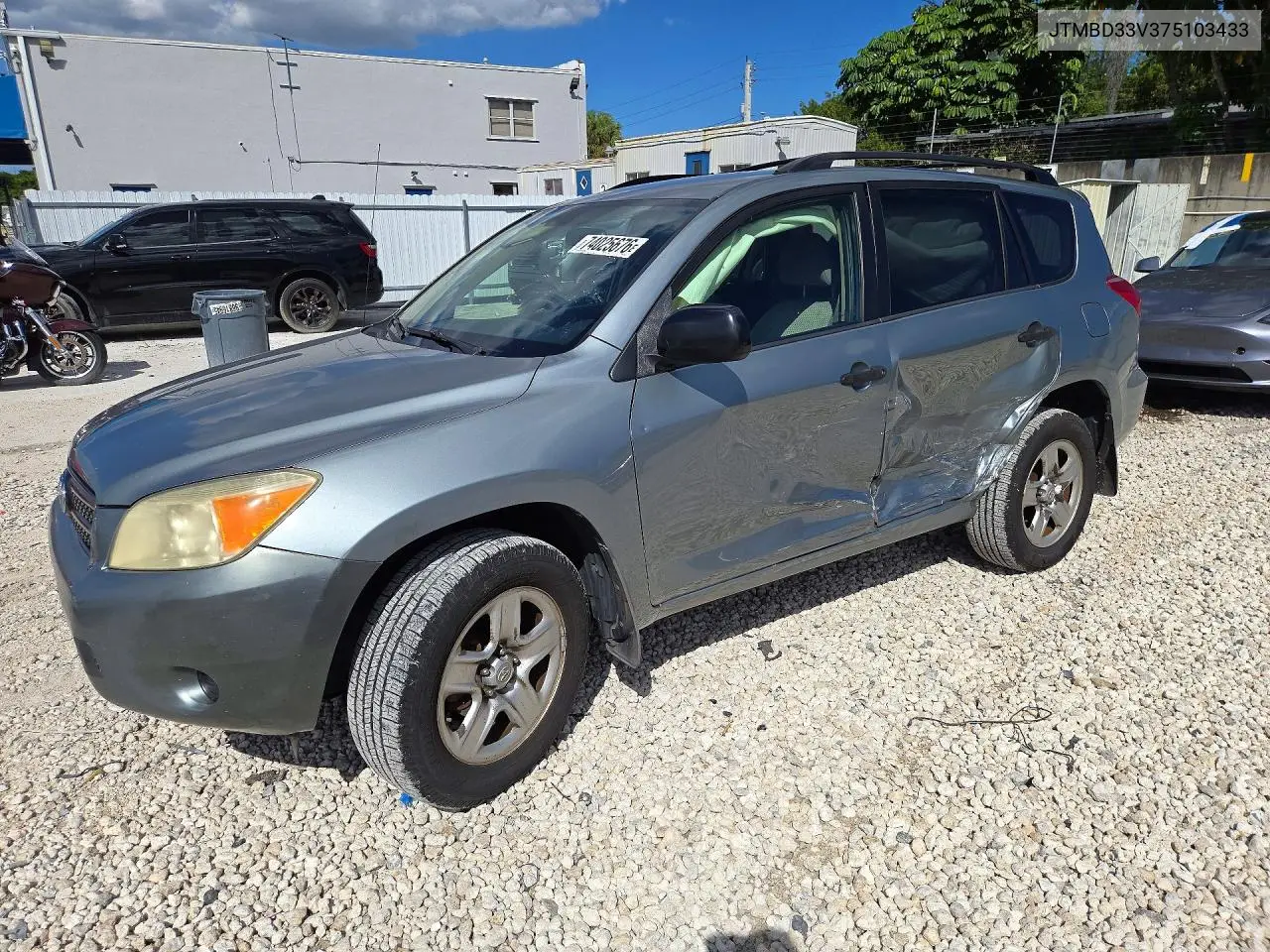 TOYOTA RAV 4 2007, VIN JTMBD33V375103433