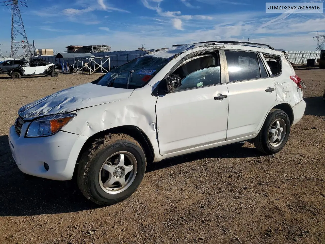 TOYOTA RAV 4 2007, VIN JTMZD33VX75068615