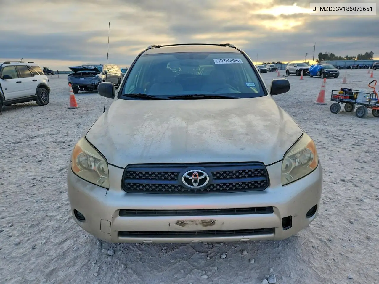2008 TOYOTA RAV 4 VIN JTMZD33V186073651 — фото 5