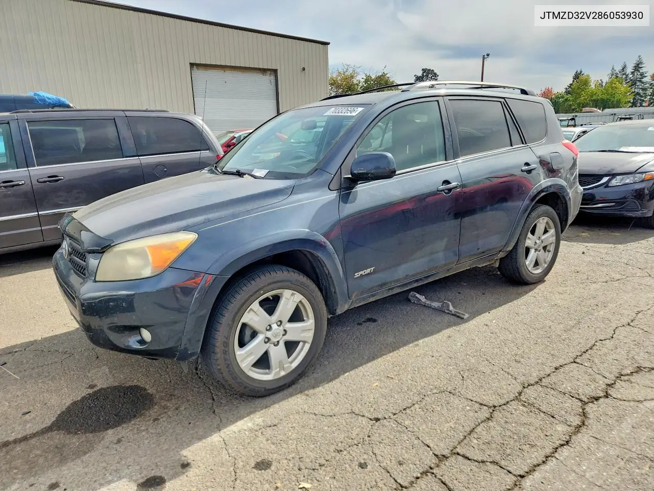 TOYOTA RAV 4 2008, VIN JTMZD32V286053930