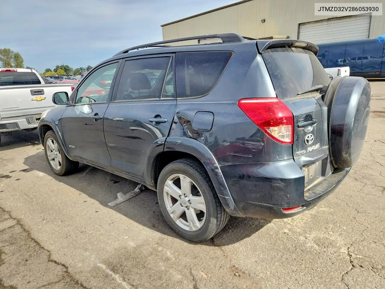 2008 TOYOTA RAV 4 VIN JTMZD32V286053930 — фото 2