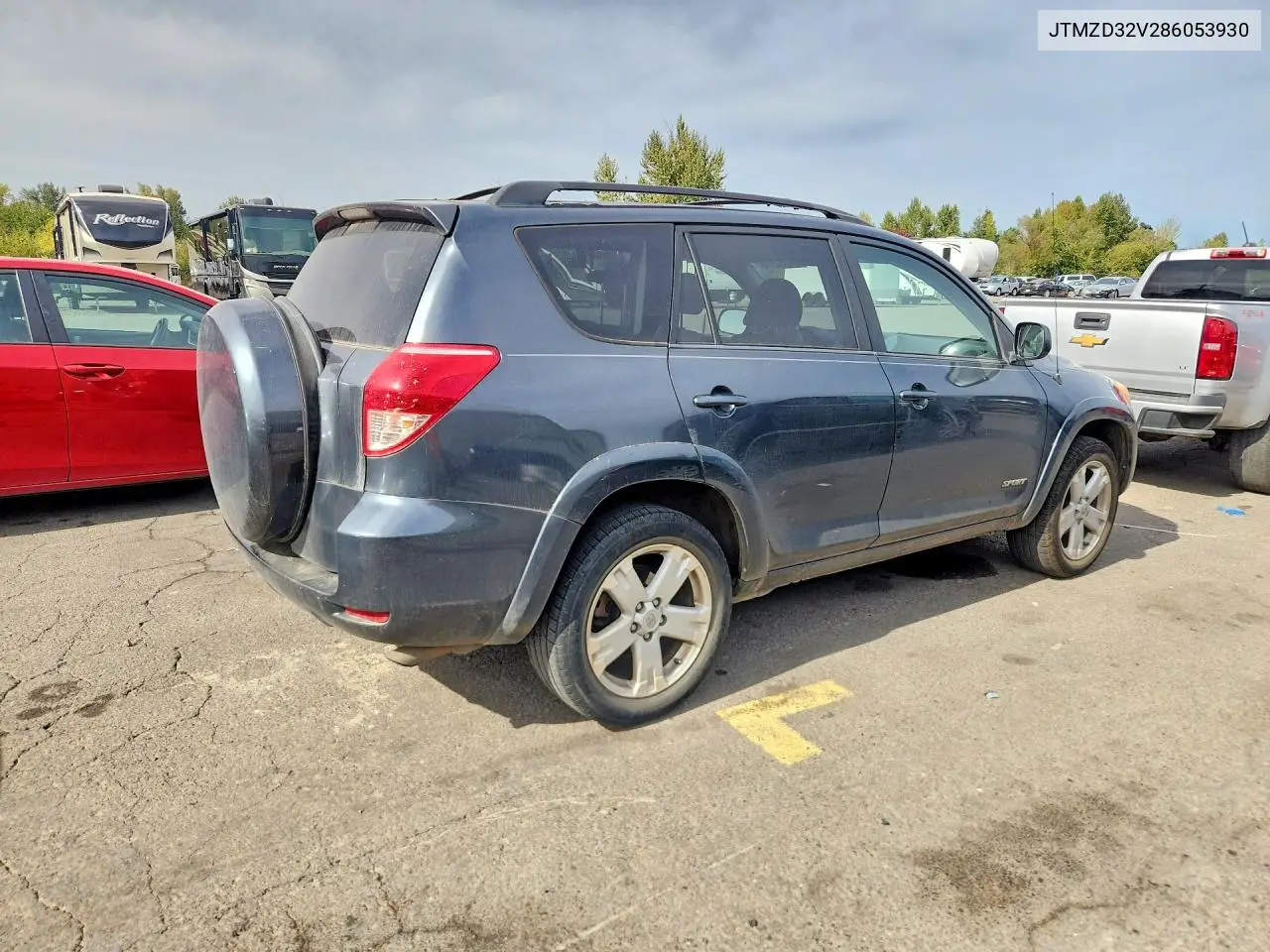 2008 TOYOTA RAV 4 VIN JTMZD32V286053930 — фото 3