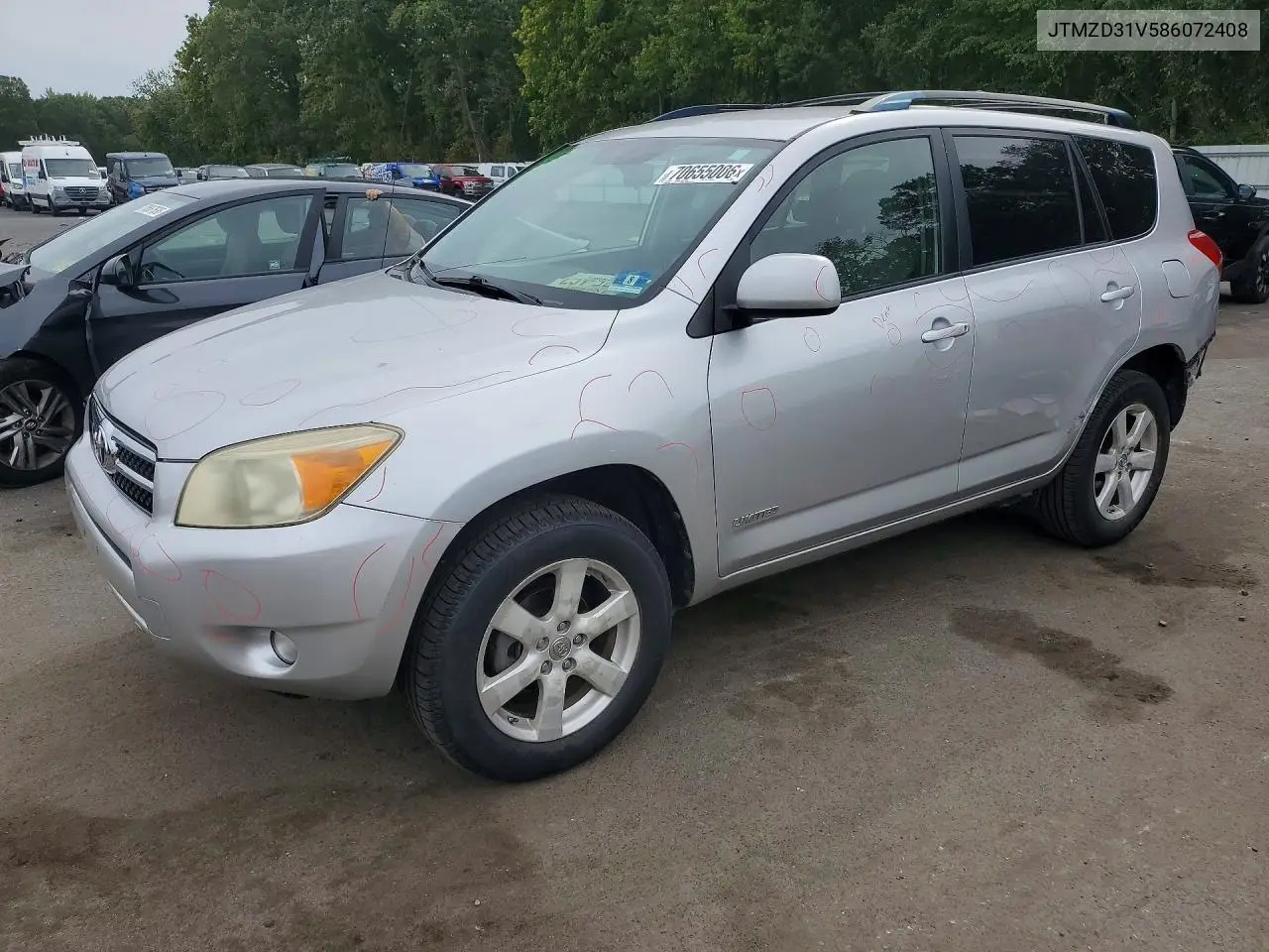 TOYOTA RAV 4 2008, VIN JTMZD31V586072408