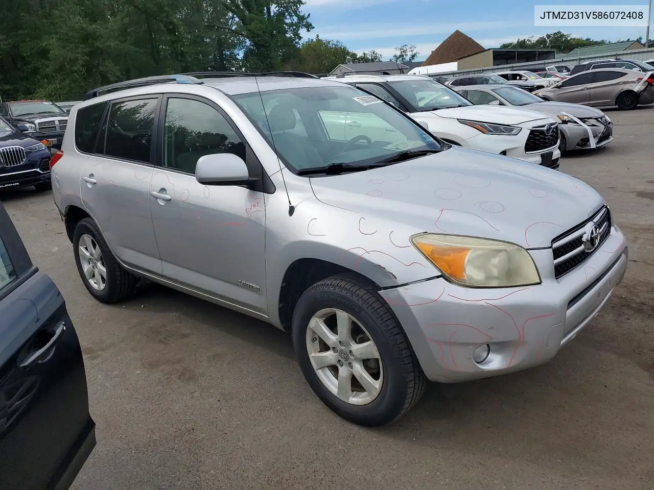 2008 TOYOTA RAV 4 VIN JTMZD31V586072408 — фото 4