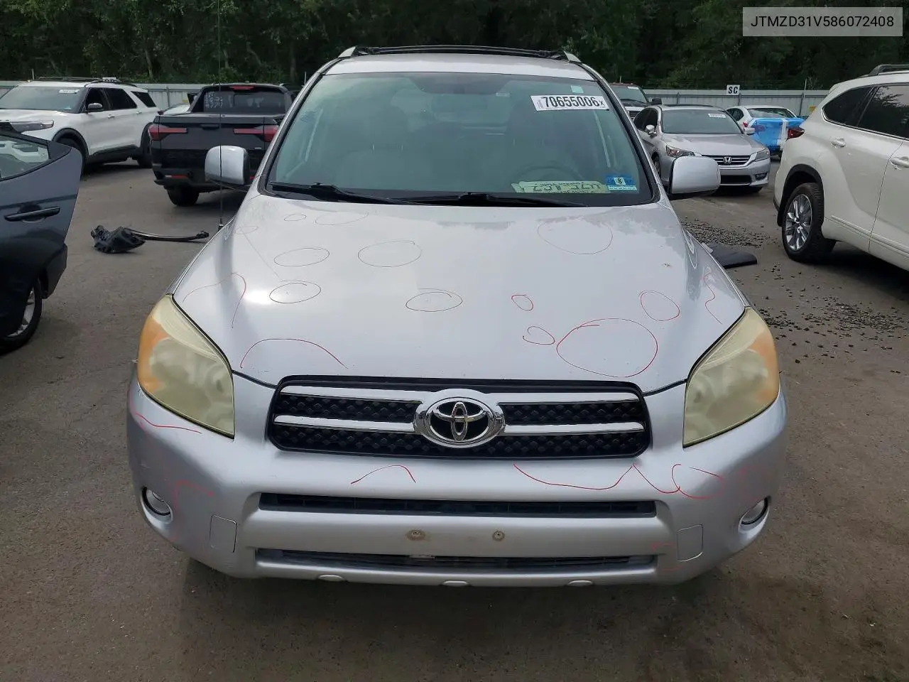 2008 TOYOTA RAV 4 VIN JTMZD31V586072408 — фото 5