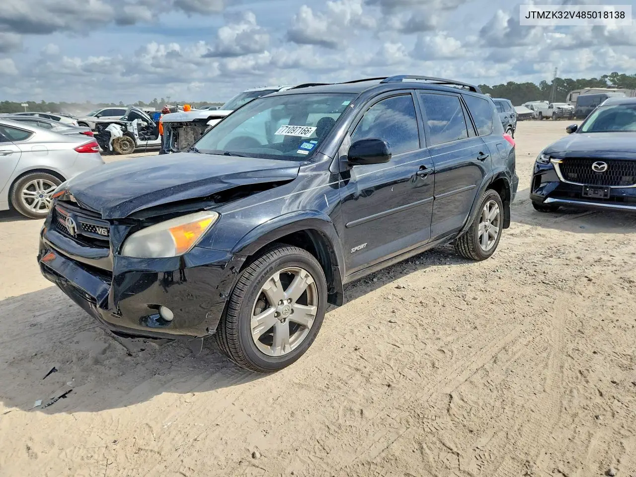 TOYOTA RAV 4 2008, VIN JTMZK32V485018138