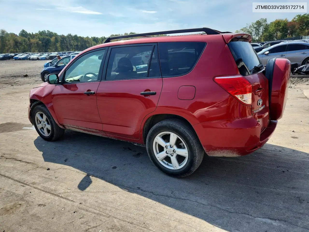 2008 TOYOTA RAV 4 VIN JTMBD33V285172714 — фото 2