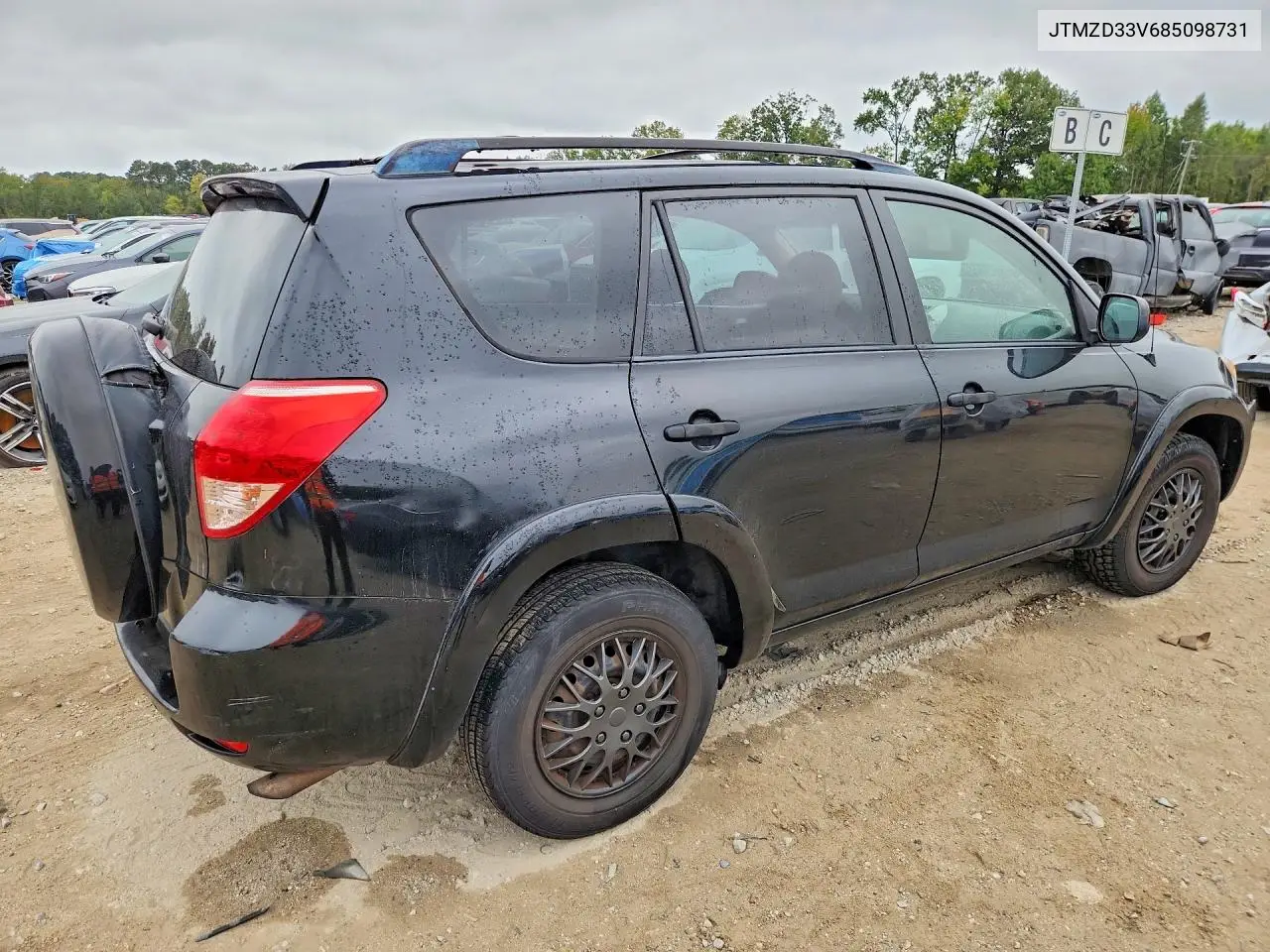 2008 TOYOTA RAV 4 VIN JTMZD33V685098731 — фото 3