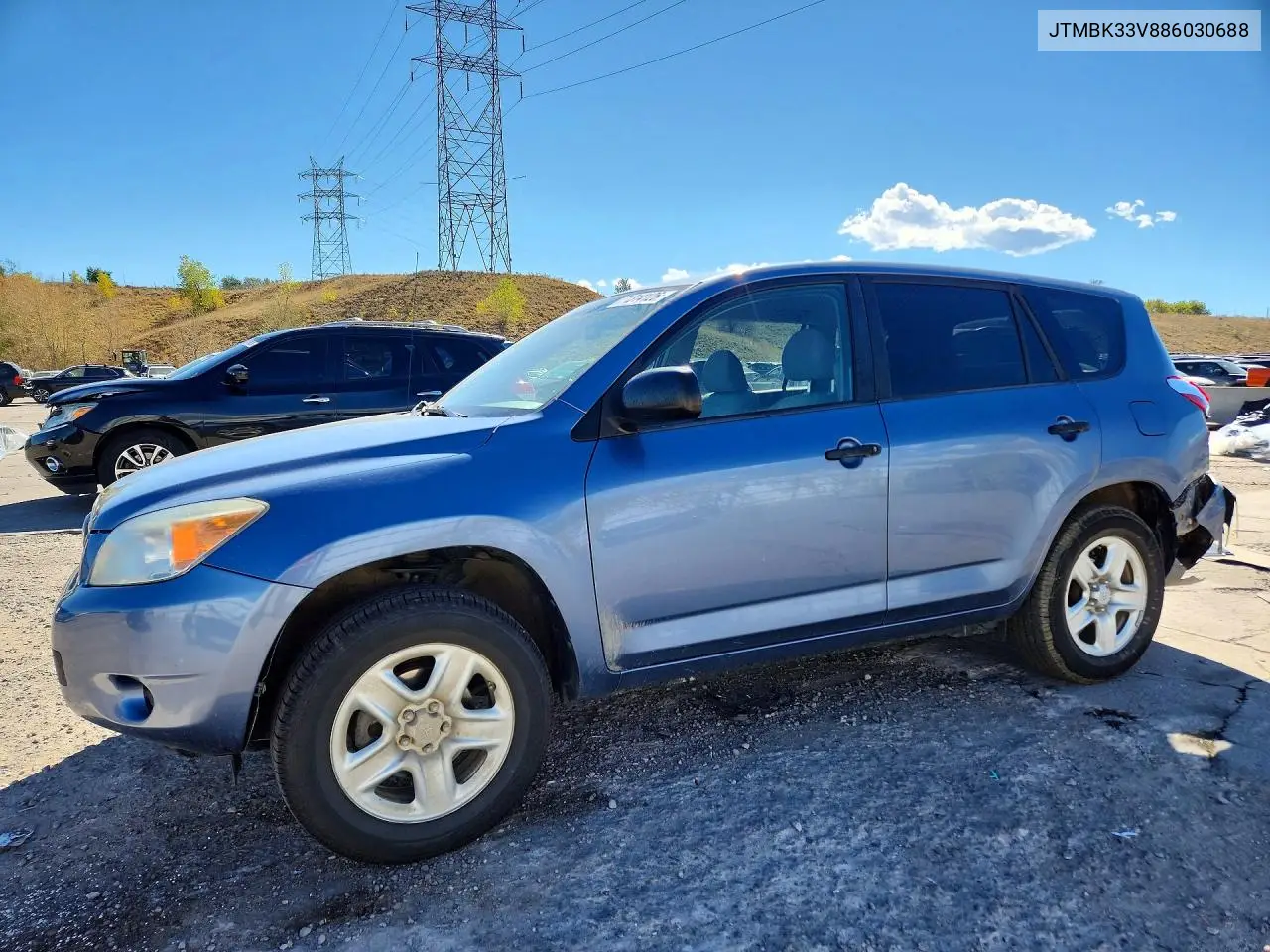 TOYOTA RAV 4 2008, VIN JTMBK33V886030688