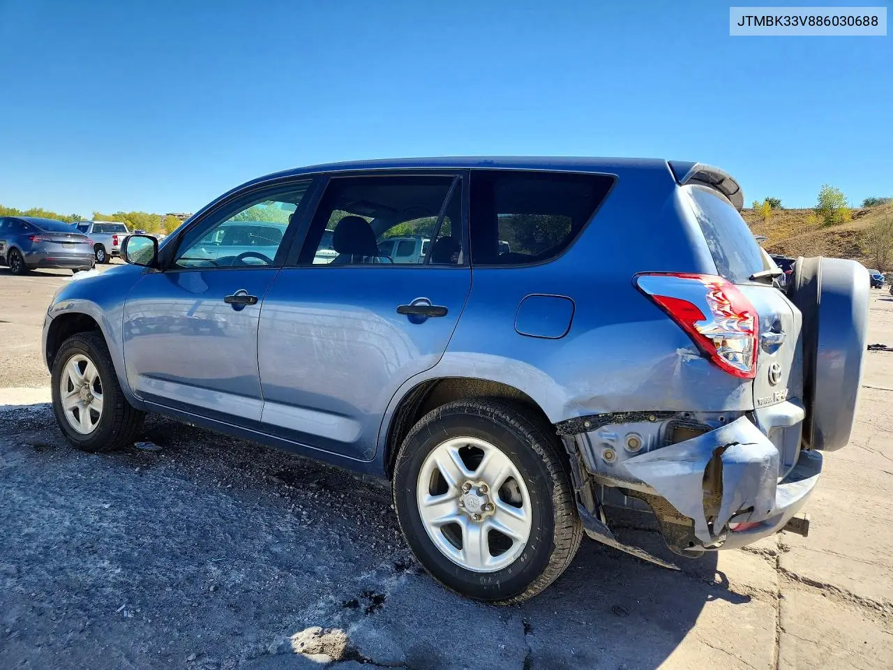 2008 TOYOTA RAV 4 VIN JTMBK33V886030688 — фото 2