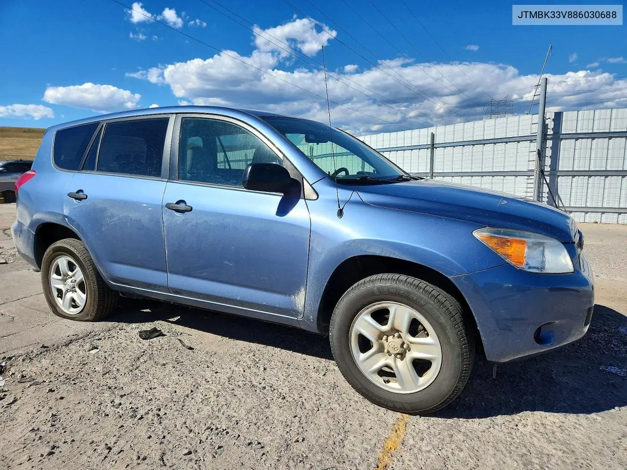 2008 TOYOTA RAV 4 VIN JTMBK33V886030688 — фото 4