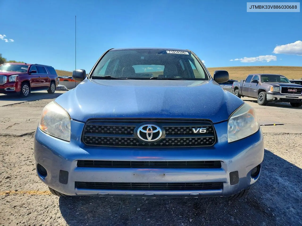 2008 TOYOTA RAV 4 VIN JTMBK33V886030688 — фото 5