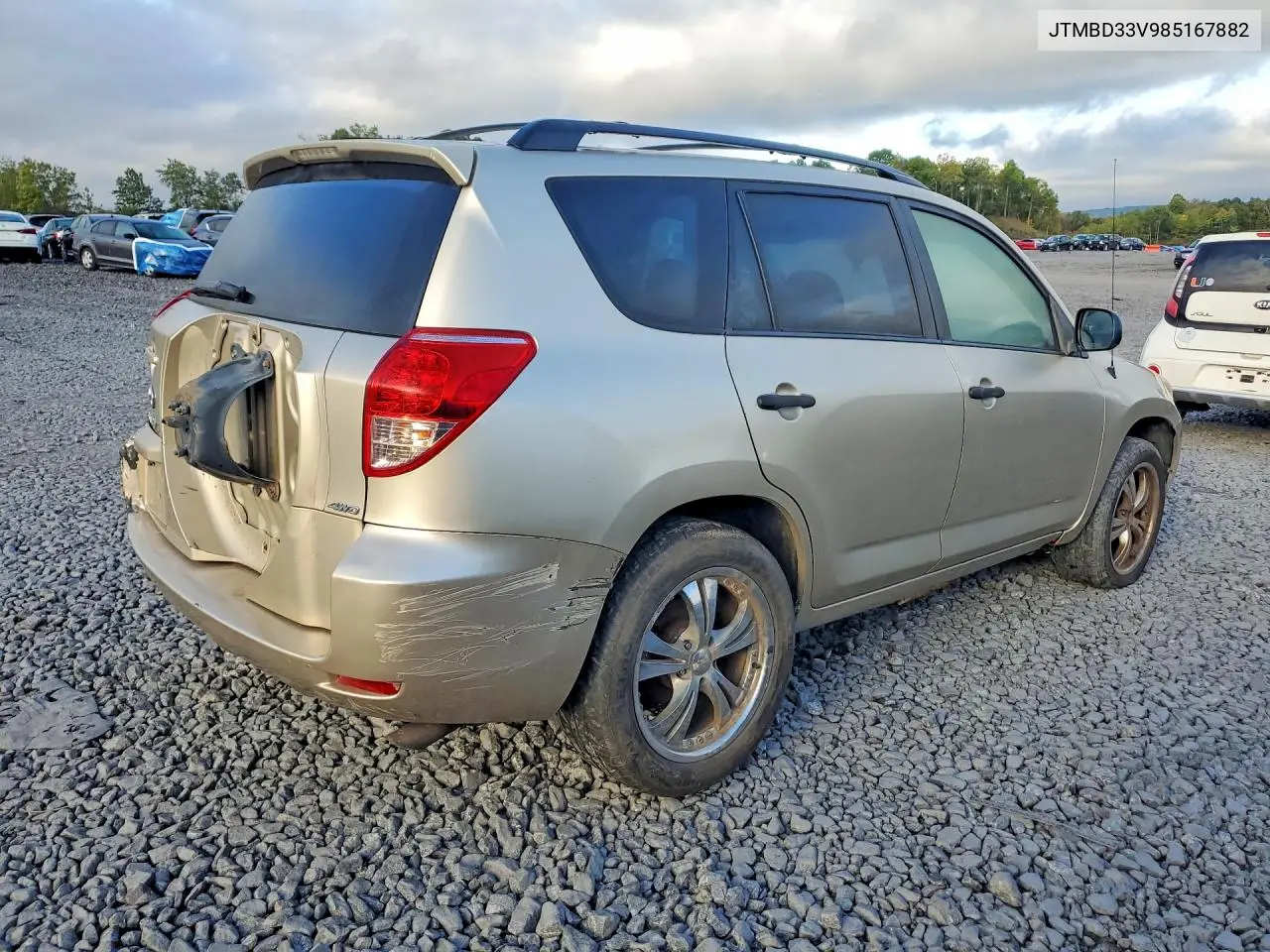 2008 TOYOTA RAV 4 VIN JTMBD33V985167882 — фото 3