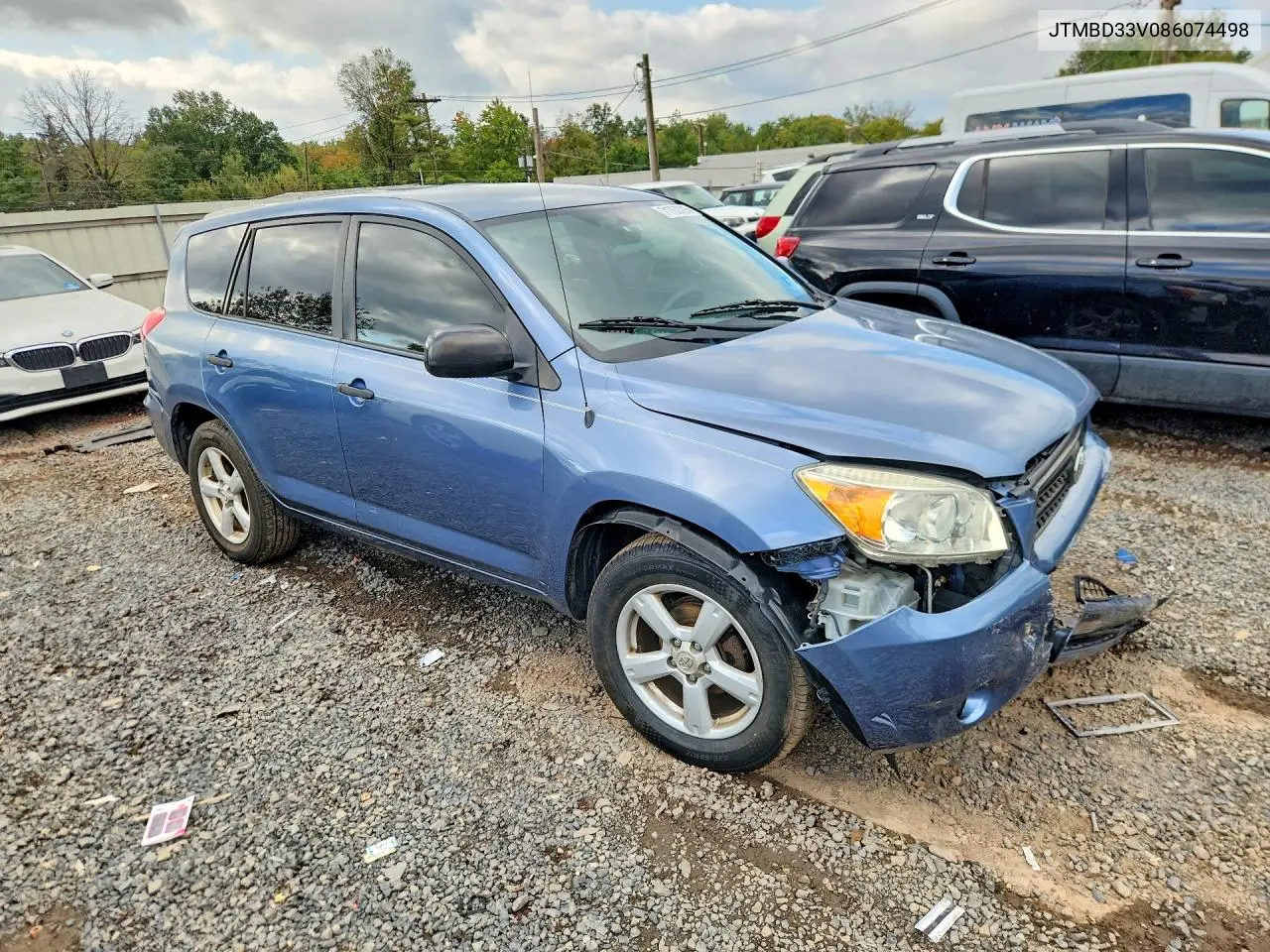 2008 TOYOTA RAV 4 VIN JTMBD33V086074498 — фото 4