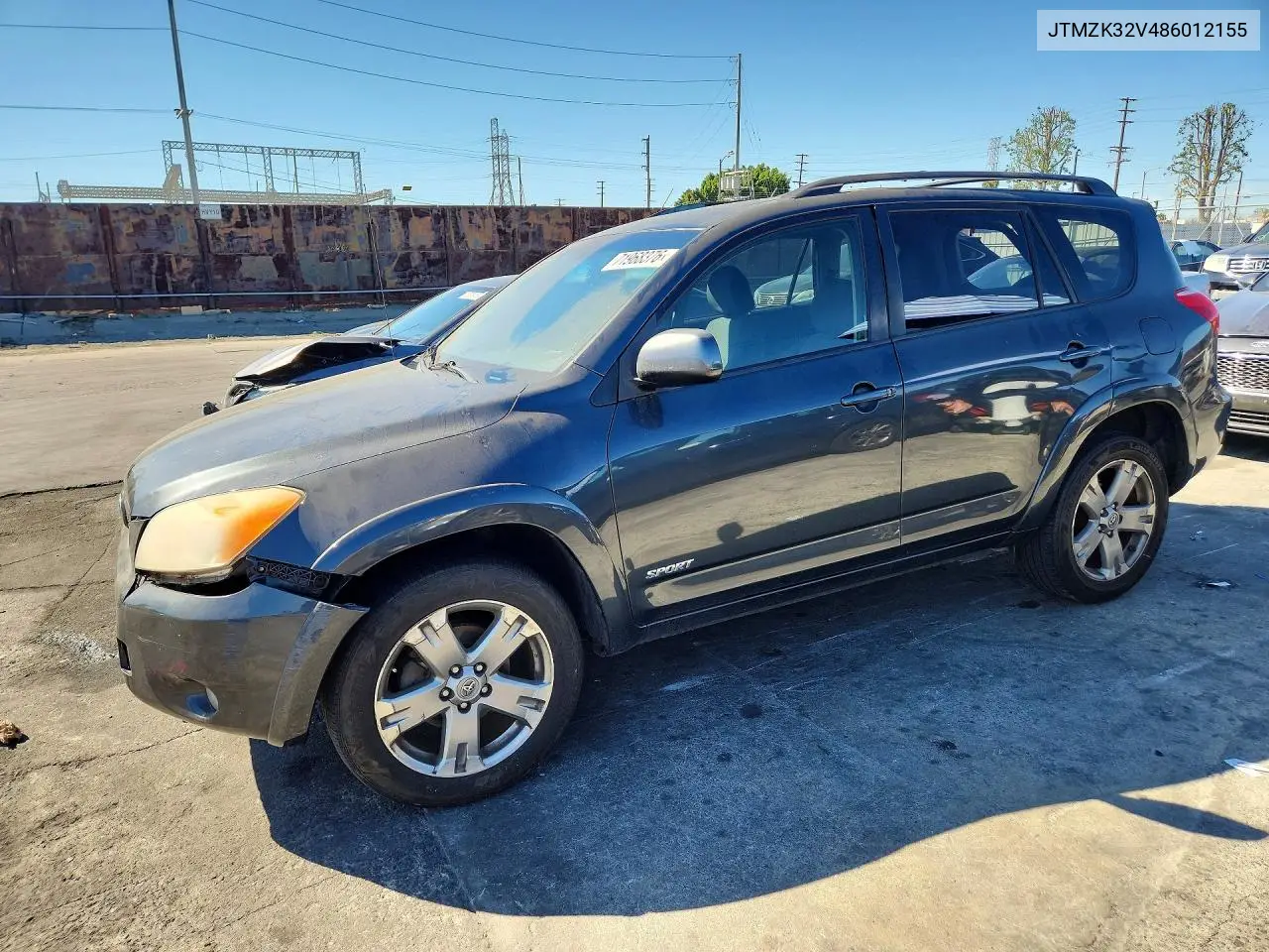 TOYOTA RAV 4 2008, VIN JTMZK32V486012155