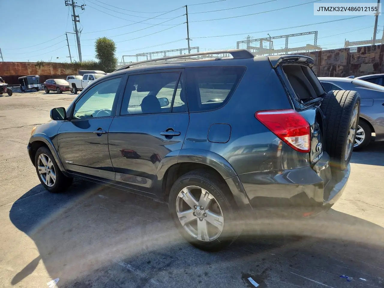 2008 TOYOTA RAV 4 VIN JTMZK32V486012155 — фото 2